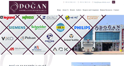 Desktop Screenshot of dogan-elektrik.com.tr